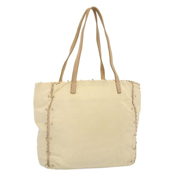 Pre Loved prada Women Beige Tote Bags - Picture 1 of 8